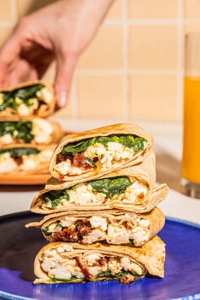 Turkey Bacon Breakfast Wrap