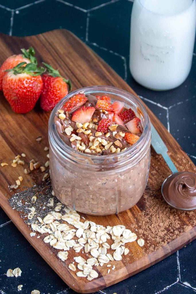 Nutella Overnight Oats