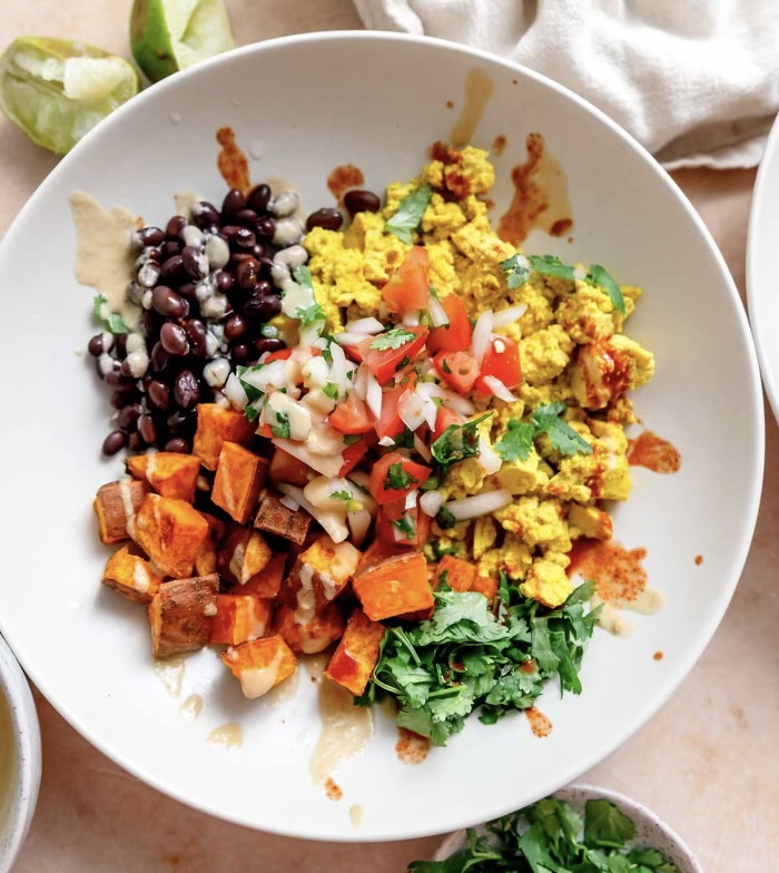 Egg & Sweet Potatoes Bowl