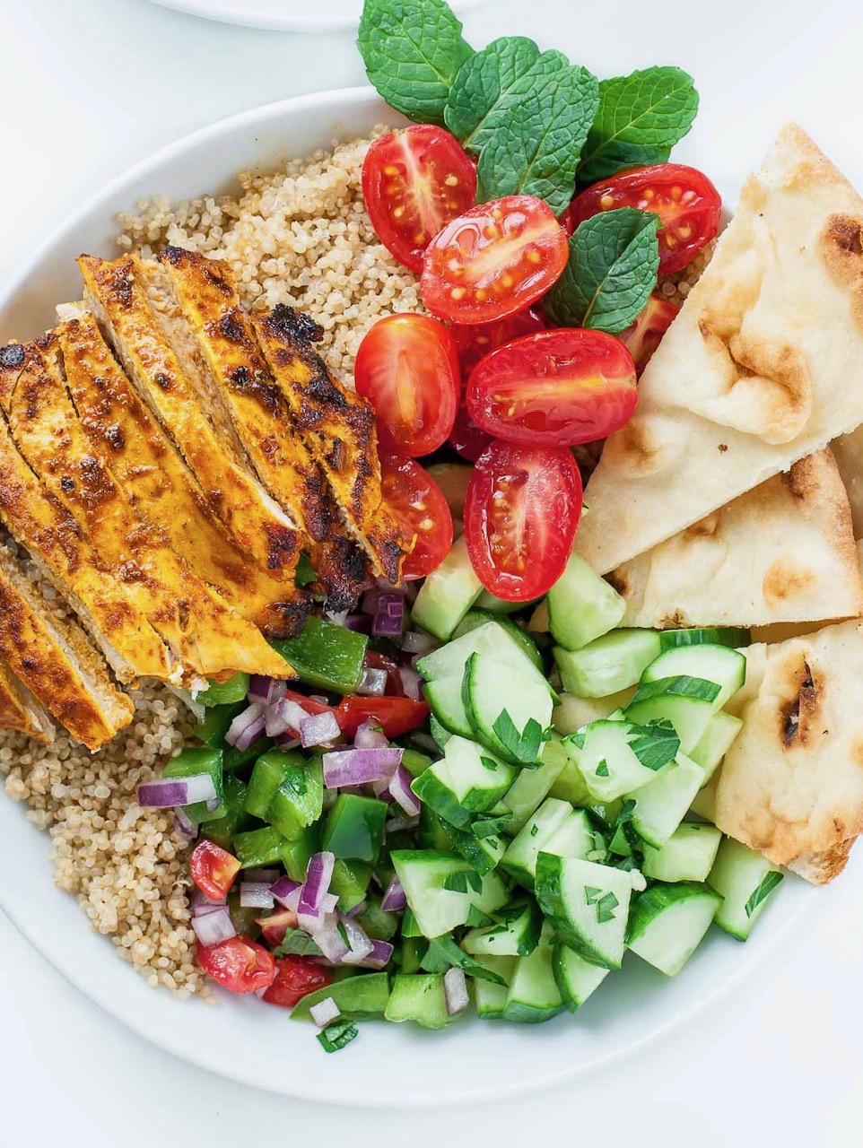 Chicken Shawarma Quinoa Bowl