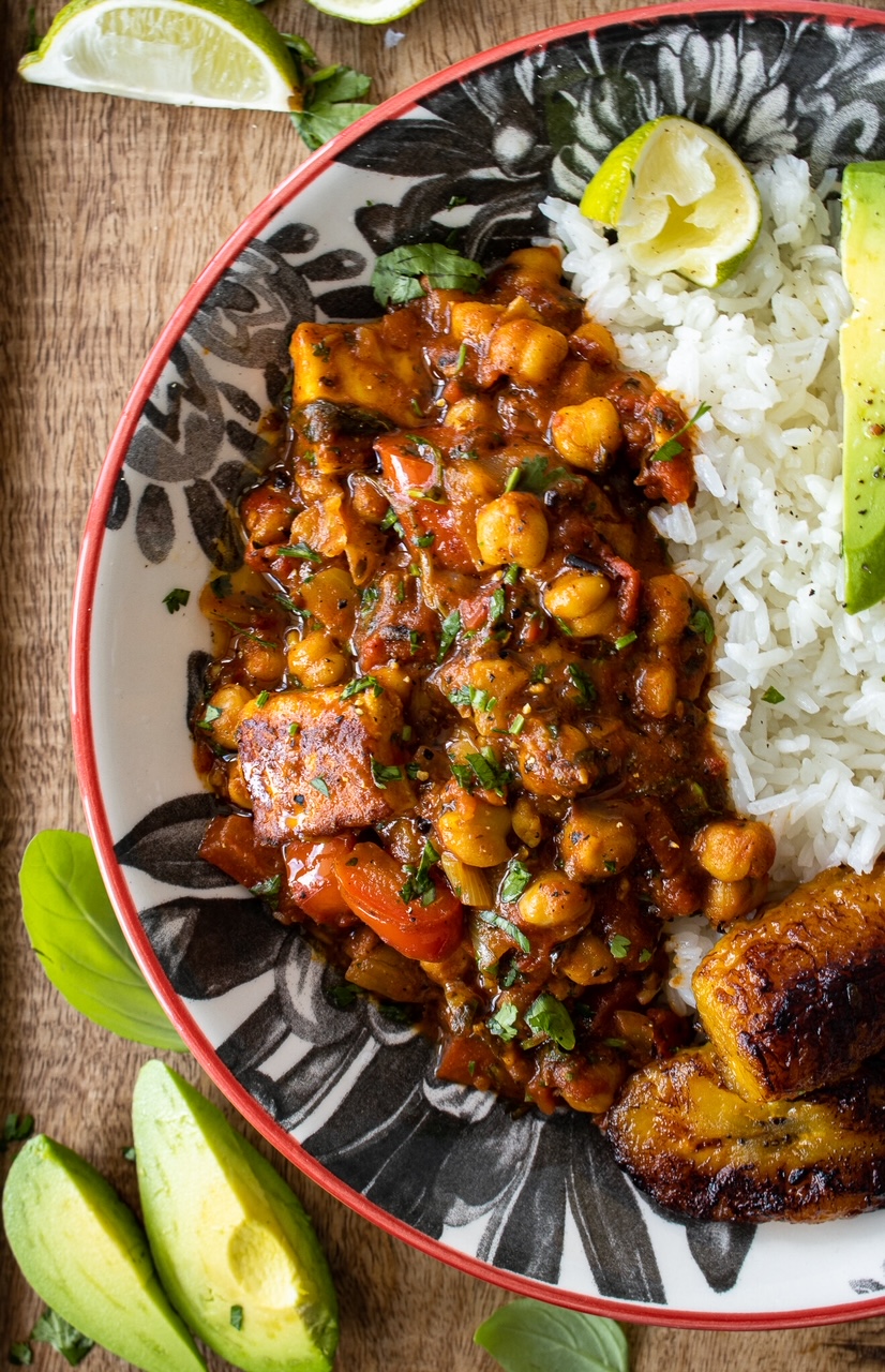 Chickpea & Maduro Stew 