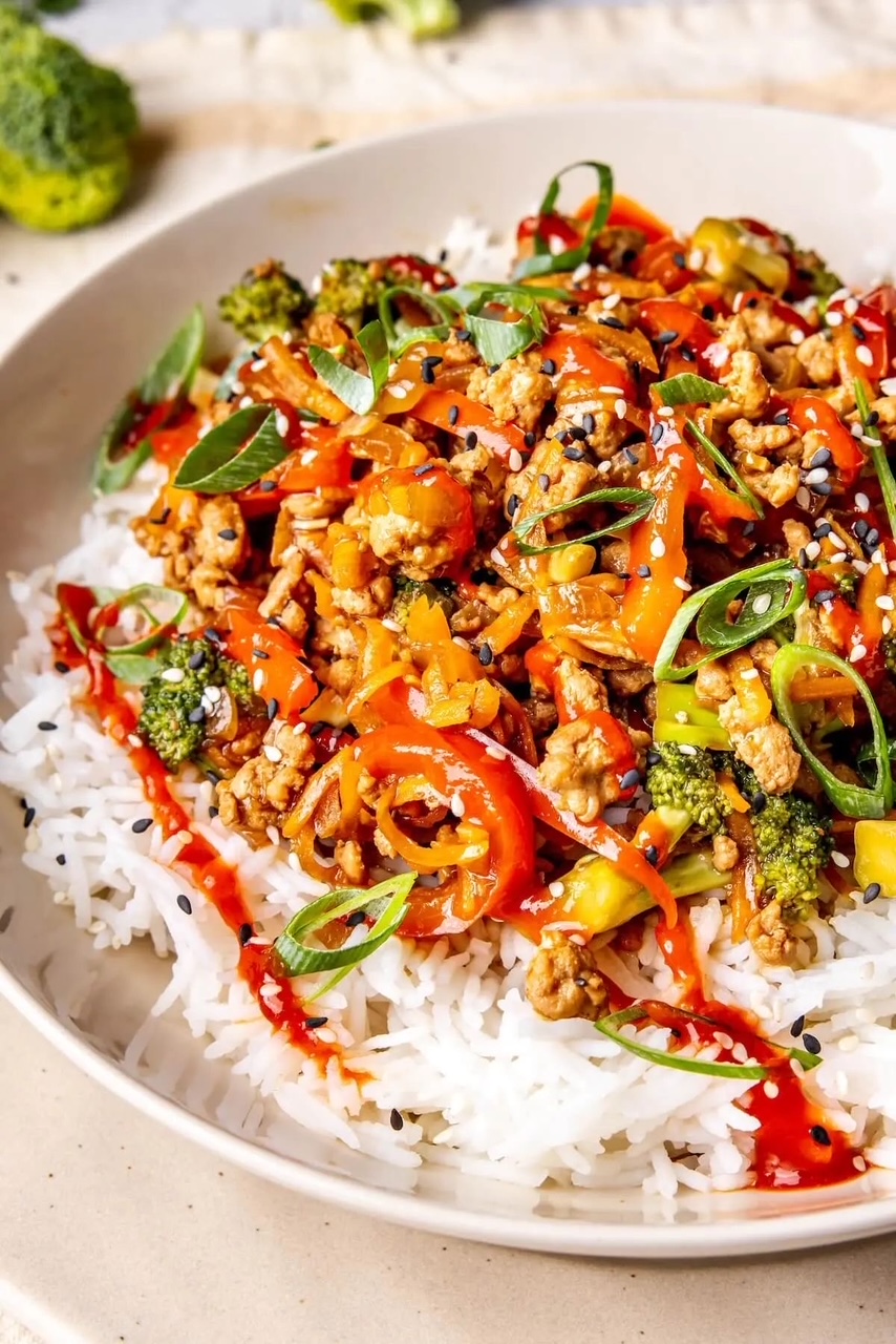Ground Turkey Healthy Stir-Fry