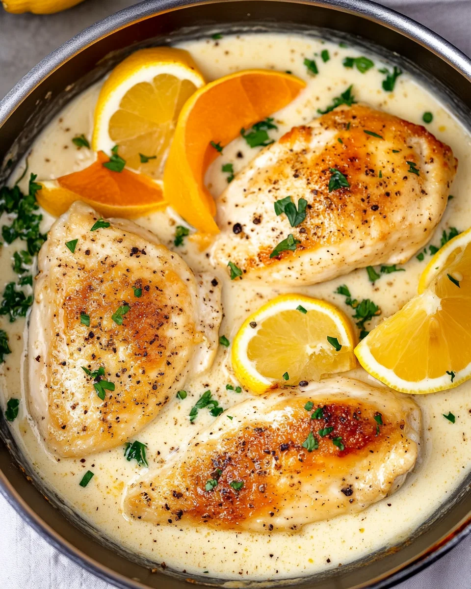 Creamy Lemon Pepper Chicken