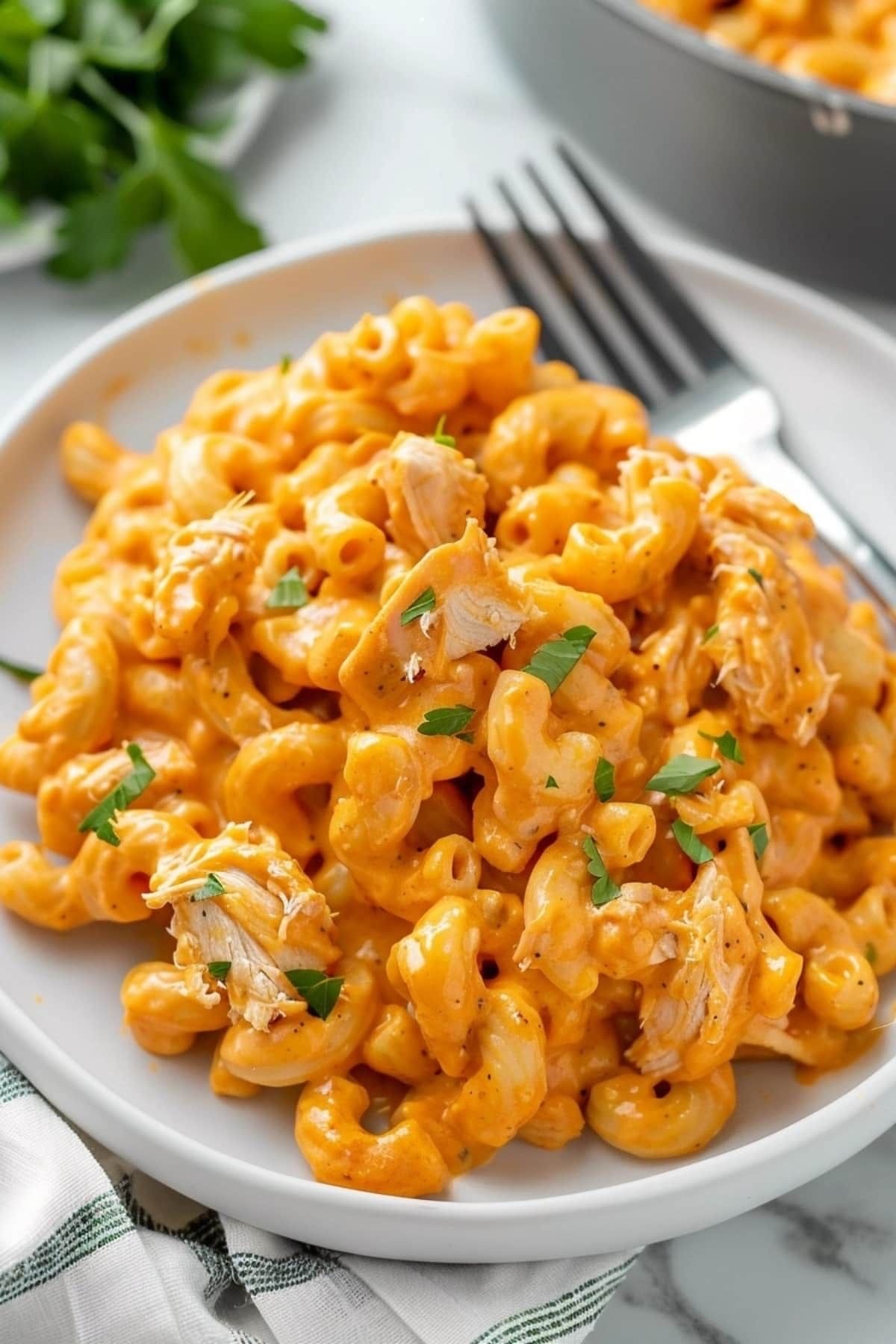 Buffalo Chicken Mac and Cheese