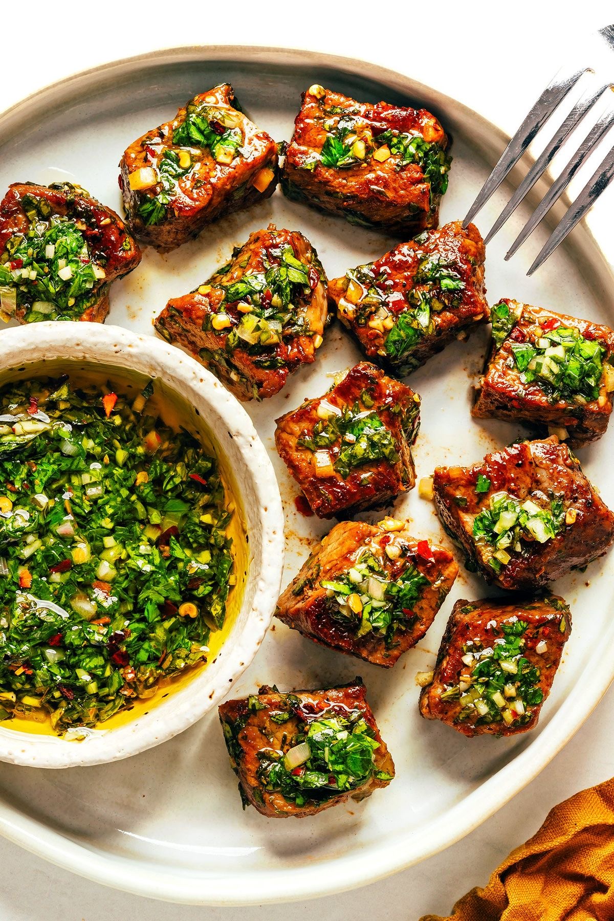 Chimichurri Steak Bites 