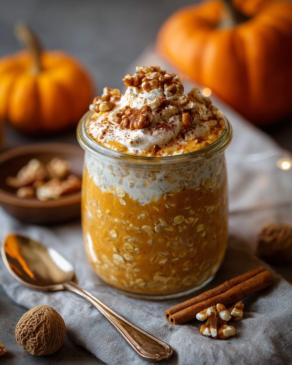 Pumpkin Pie Overnight Oats 