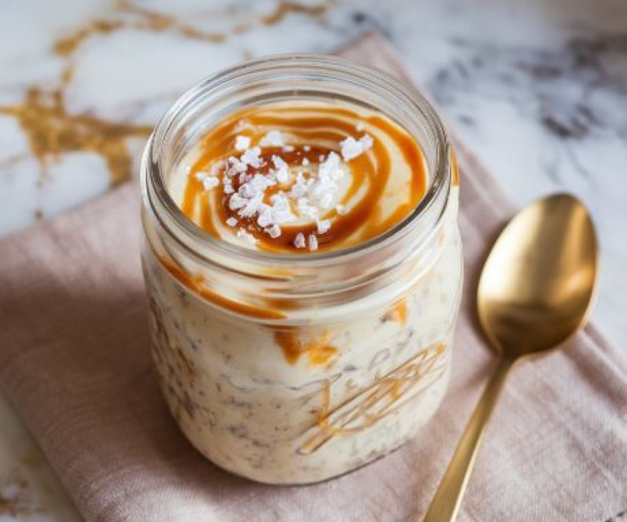 Salted Caramel Overnight Oats