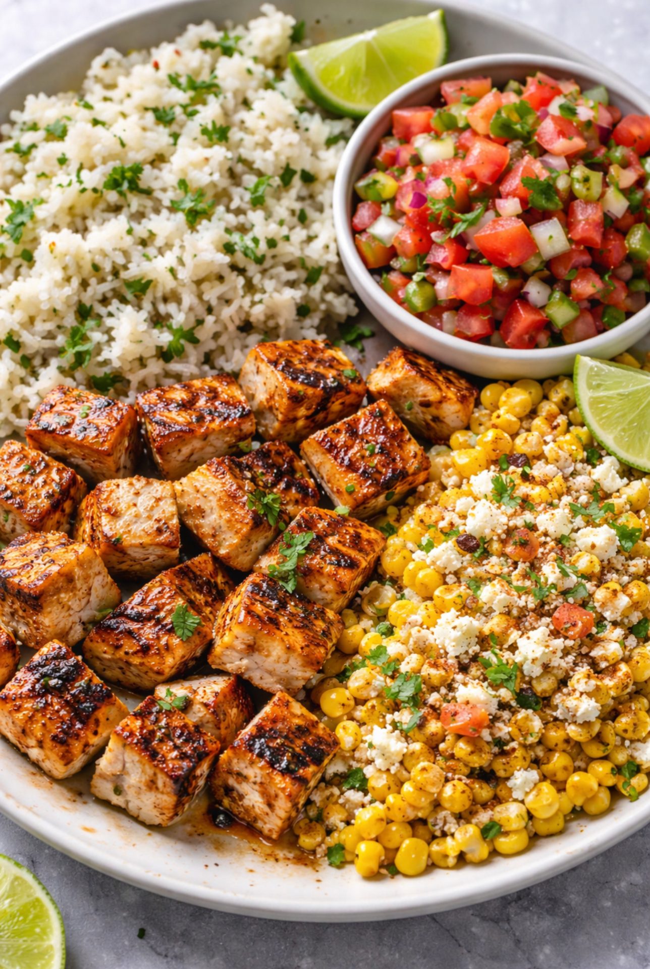 Street Corn Chicken Bowl