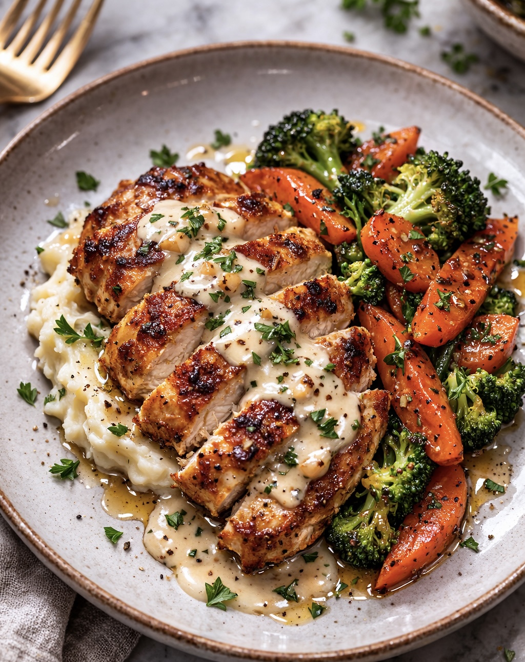 Creamy Garlic Chicken 