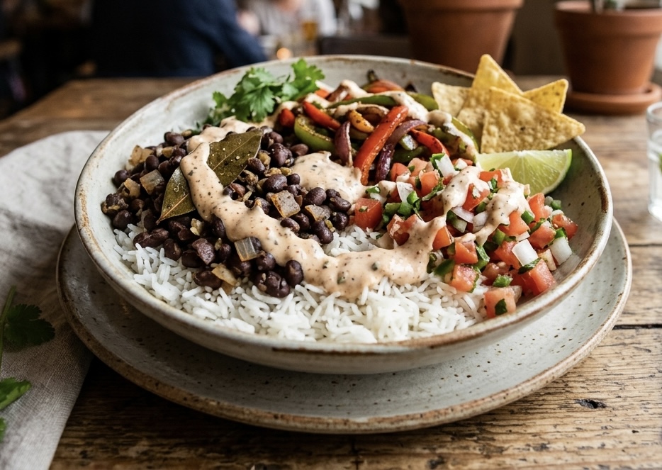 Black Bean Fajita Bowl