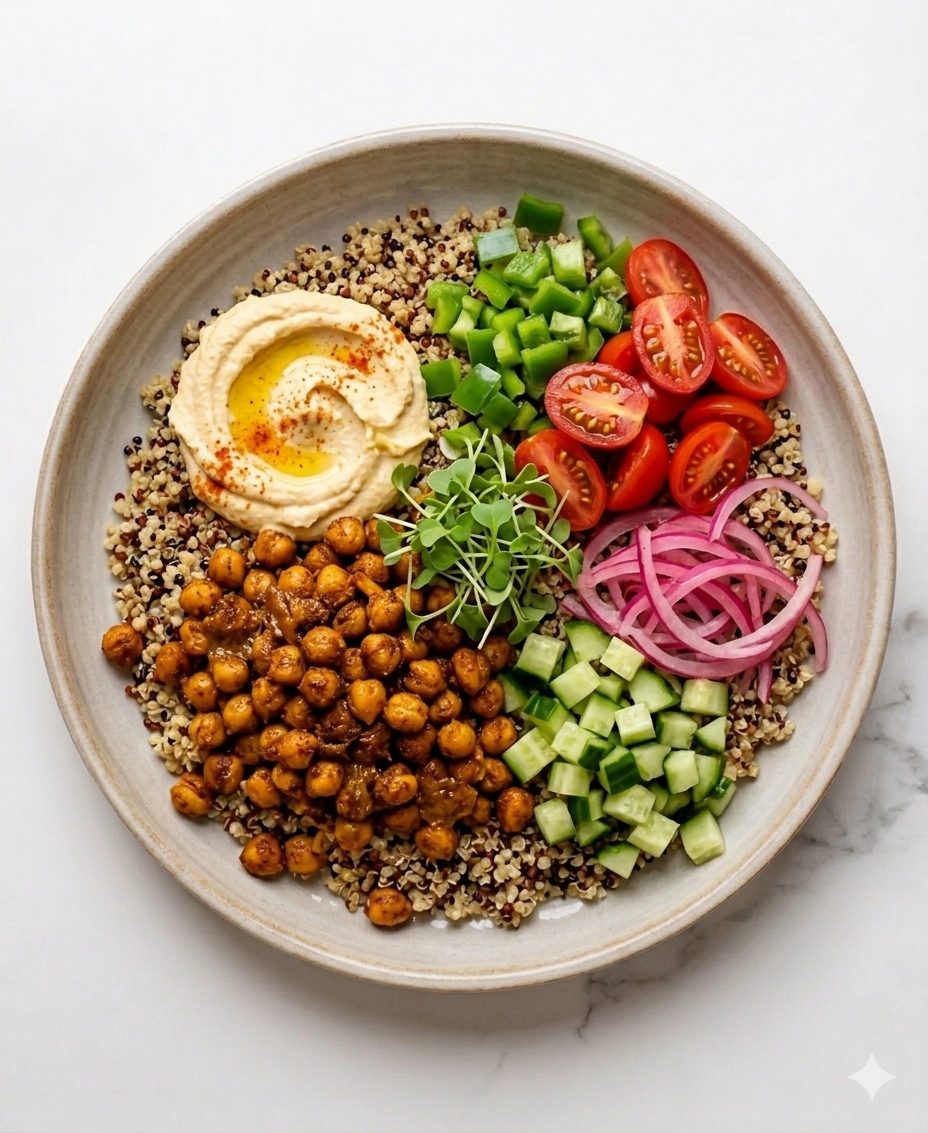Chickpea Shawarma Quinoa Bowl