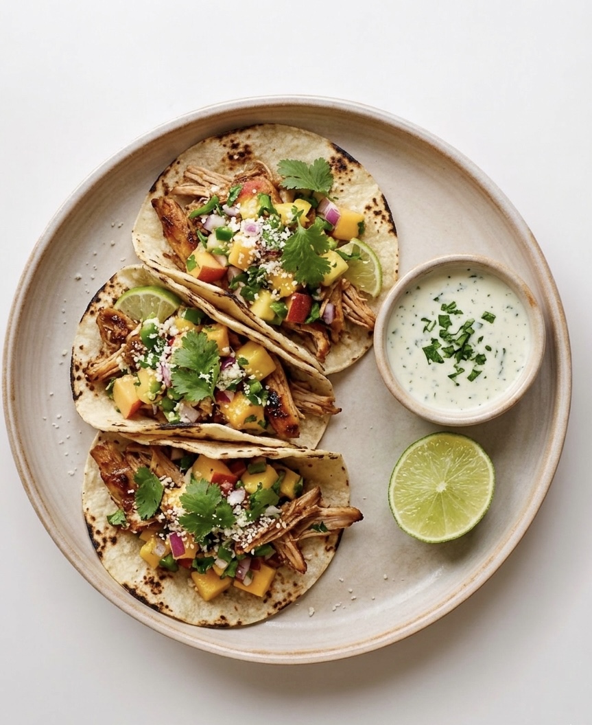 Cilantro Lime Chicken Tacos 