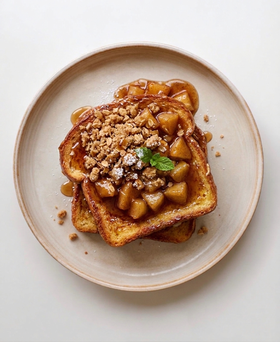 Apple Crumble French Toast 
